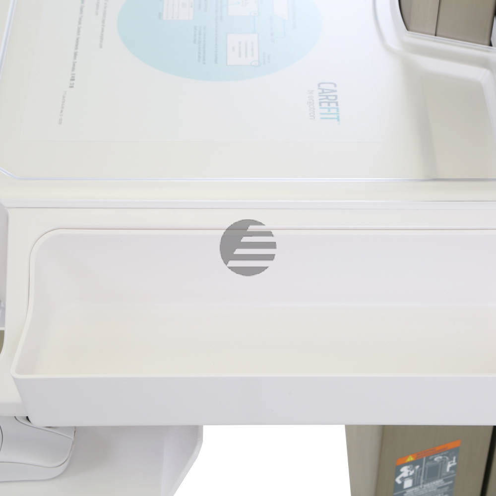 Ergotron CareFit Pro - Montagekomponente (Befestigungsteile, supply tray) - medizinisch - weiß - am Wagen montierbar - für P/N: 