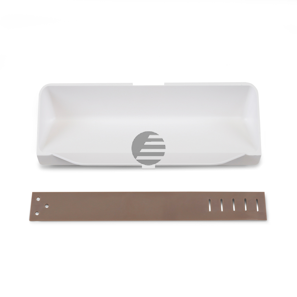 Ergotron CareFit Pro - Montagekomponente (Tablett, Befestigungsteile, Gurt) für wipes container - medizinisch - weiß - am Wagen 