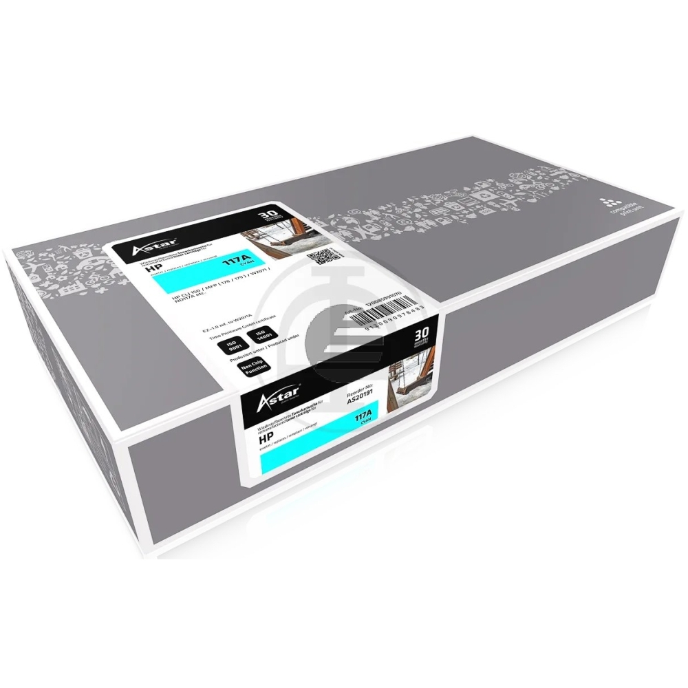 Astar Toner-Kit cyan (AS20191) ersetzt 117A