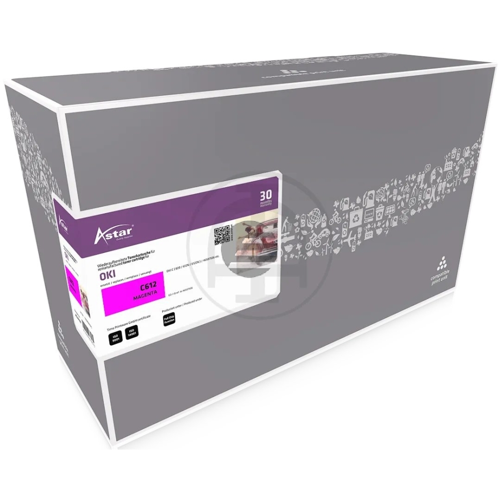 Astar Toner-Kit magenta (AS20196) ersetzt 46507506