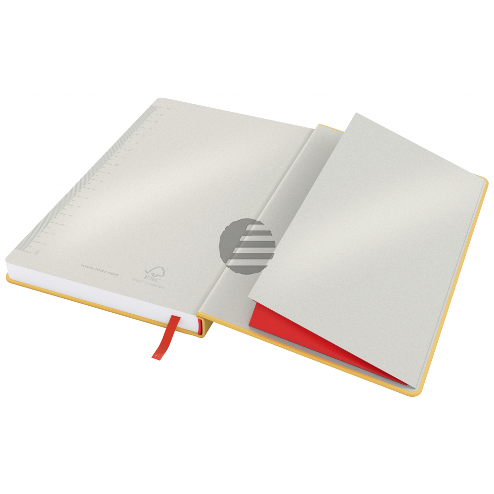 LEITZ Notizbuch Cosy A5 44540019 kariert, 90g gelb
