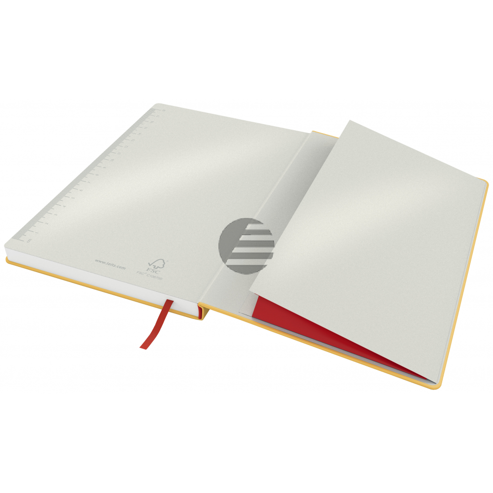 LEITZ Notizbuch Cosy B5 44820019 kariert, 90g gelb