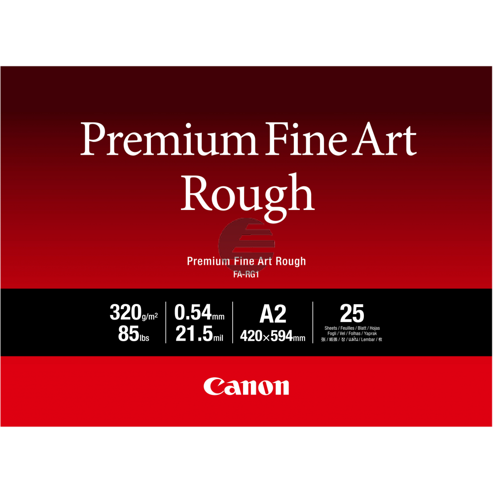 CANON Premium Paper 320g A2 FARG1A2 Fine Art Rough 25 Blatt