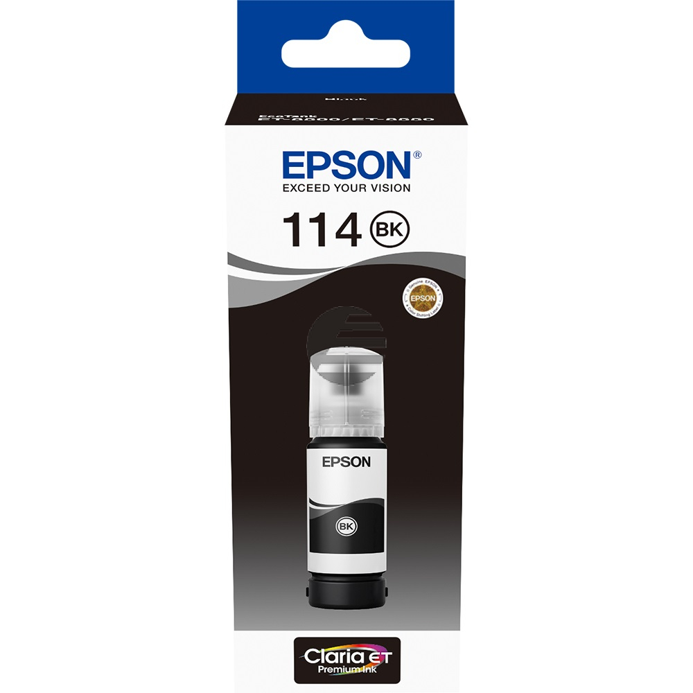 Epson Tintenflasche pigment schwarz SC (C13T07A140, 114)