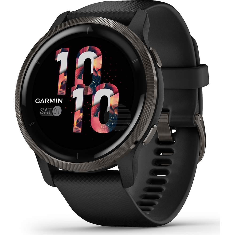 Garmin Venu 2 Smartwatch, schwarz/schiefergrau