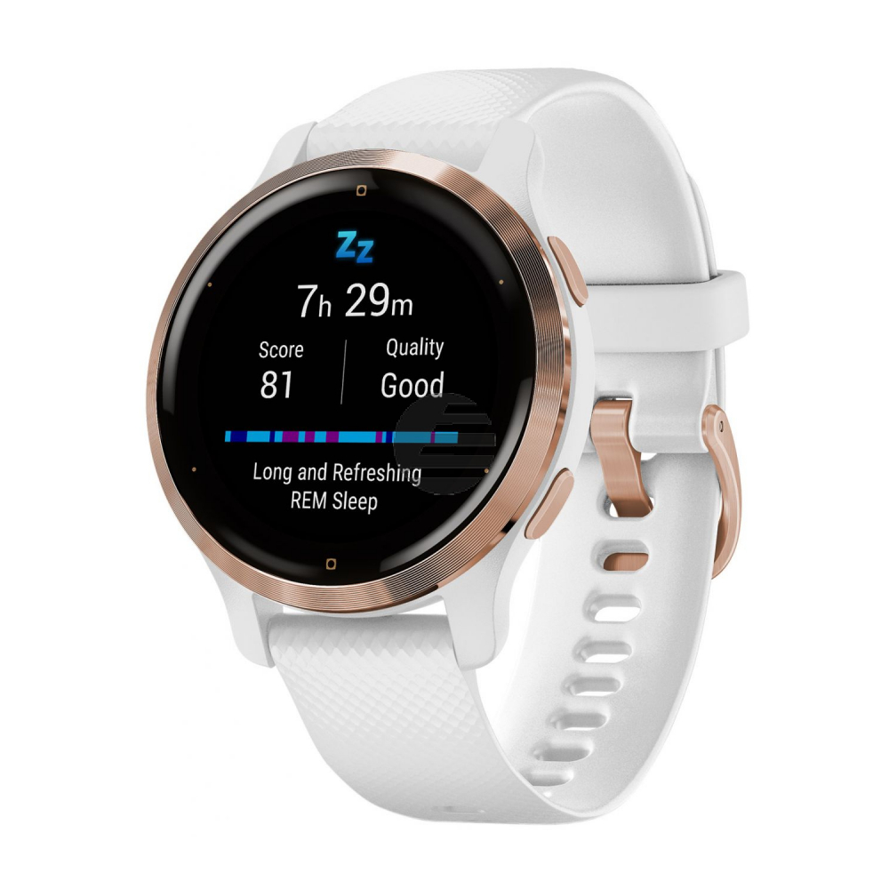 Garmin Venu 2S Smartwatch, weiß/rosegold