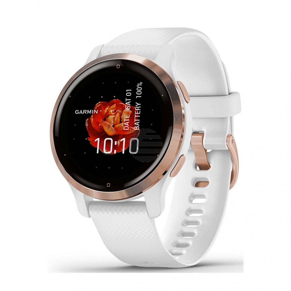 Garmin Venu 2S Smartwatch, weiß/rosegold