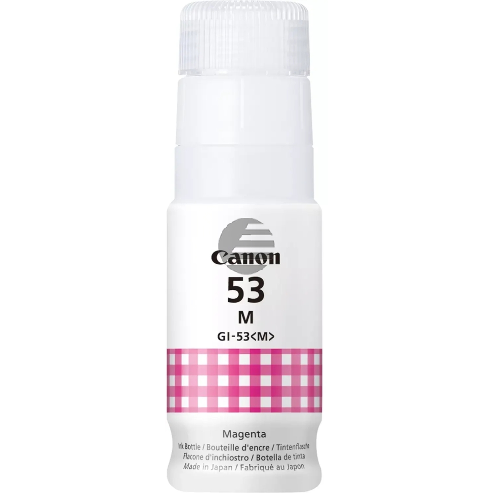 Canon Tintennachfüllfläschchen magenta (4681C001, GI-53M)