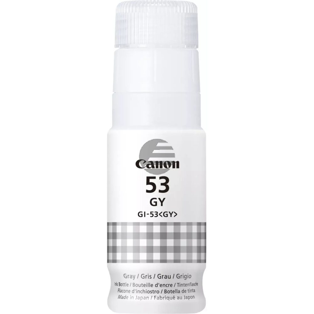 Canon Tintennachfüllfläschchen grau (4708C001, GI-53GY)