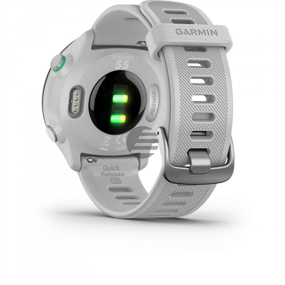Garmin Forerunner 55 GPS-Laufuhr steinweiß/schwarz