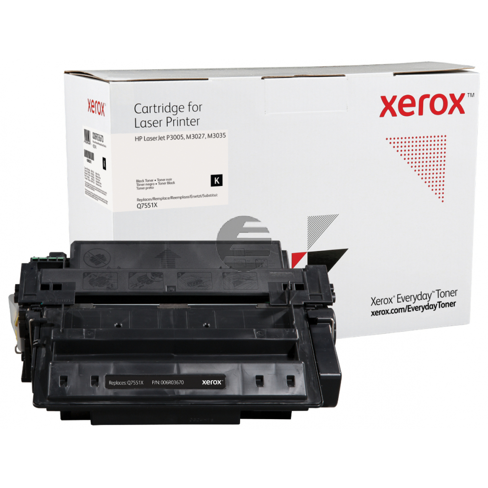 Xerox Toner-Kartusche (Everyday Toner) schwarz HC (006R03670) ersetzt 51X