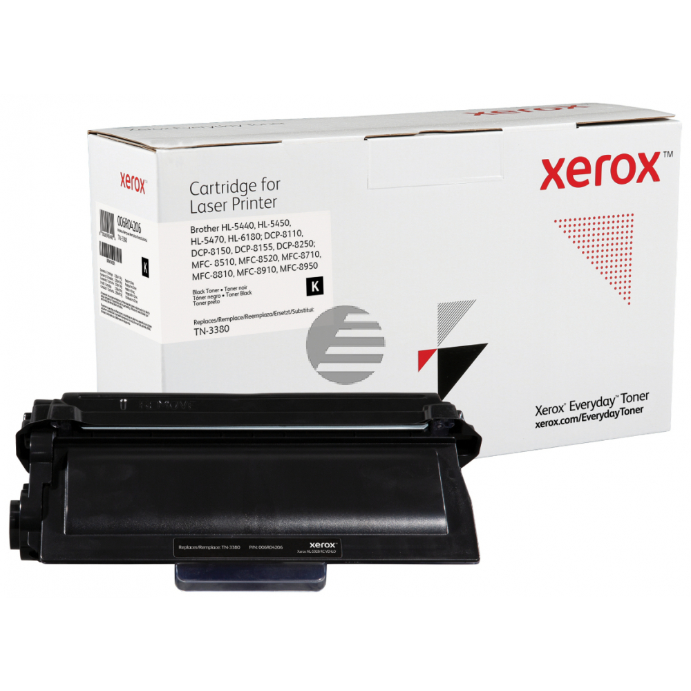 Xerox Toner-Kartusche (Everyday Toner) schwarz HC (006R04206) ersetzt TN-3380