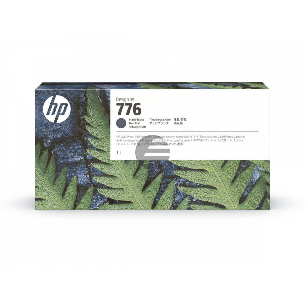 HP Tintenpatrone schwarz matt (1XB12A, 776)