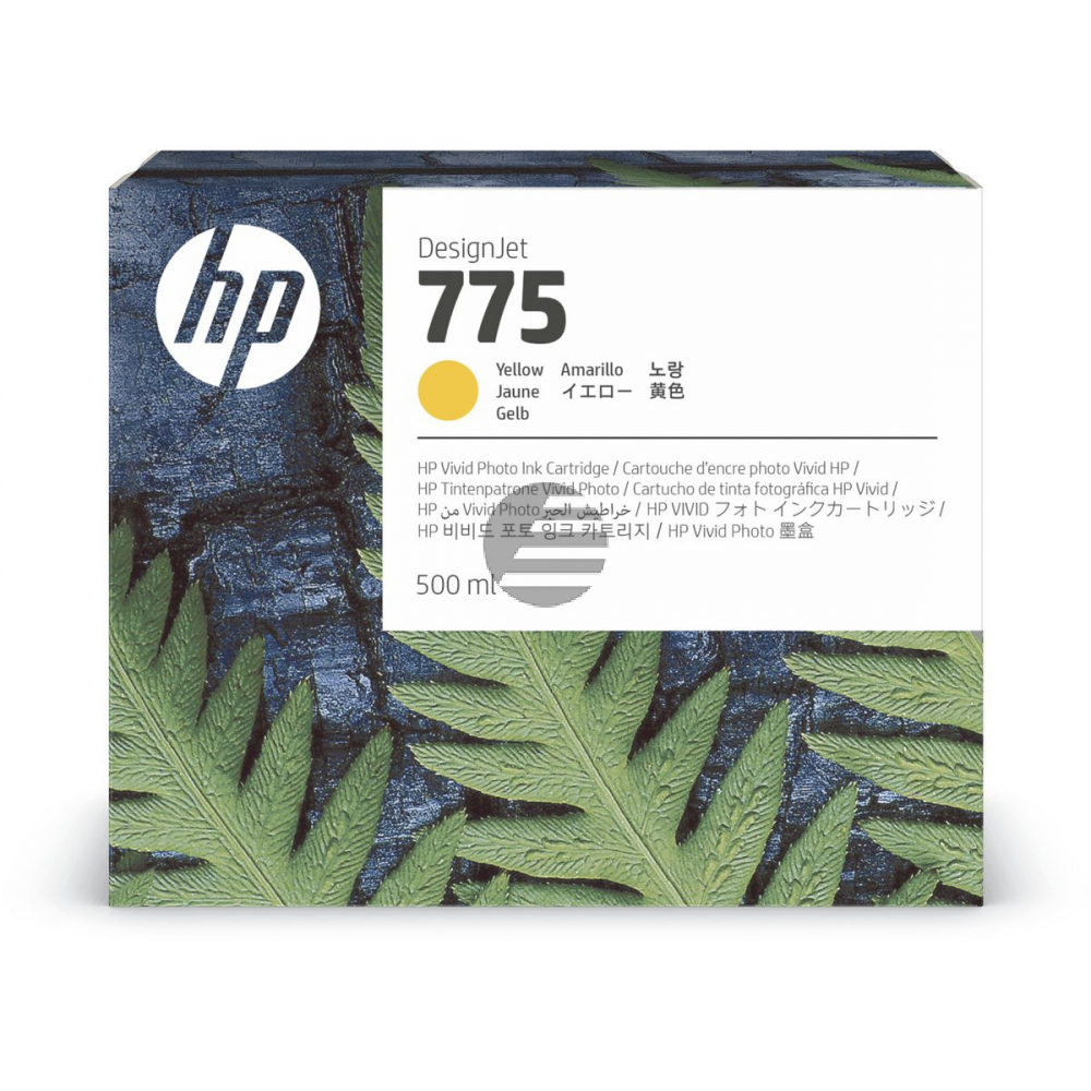 HP Tintenpatrone gelb (1XB19A, 775)