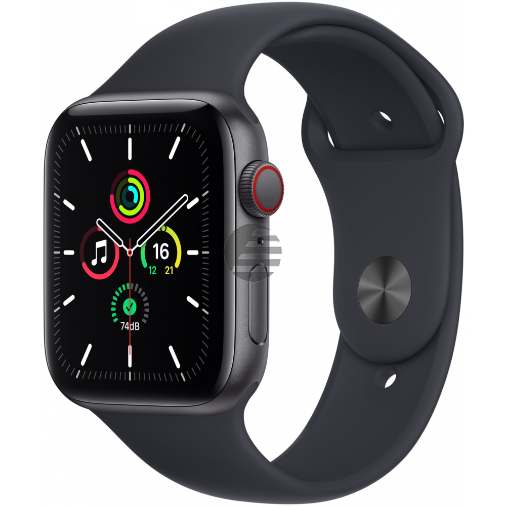 Apple Watch SE Cell 44 mm Alu grau/Sport mitternacht