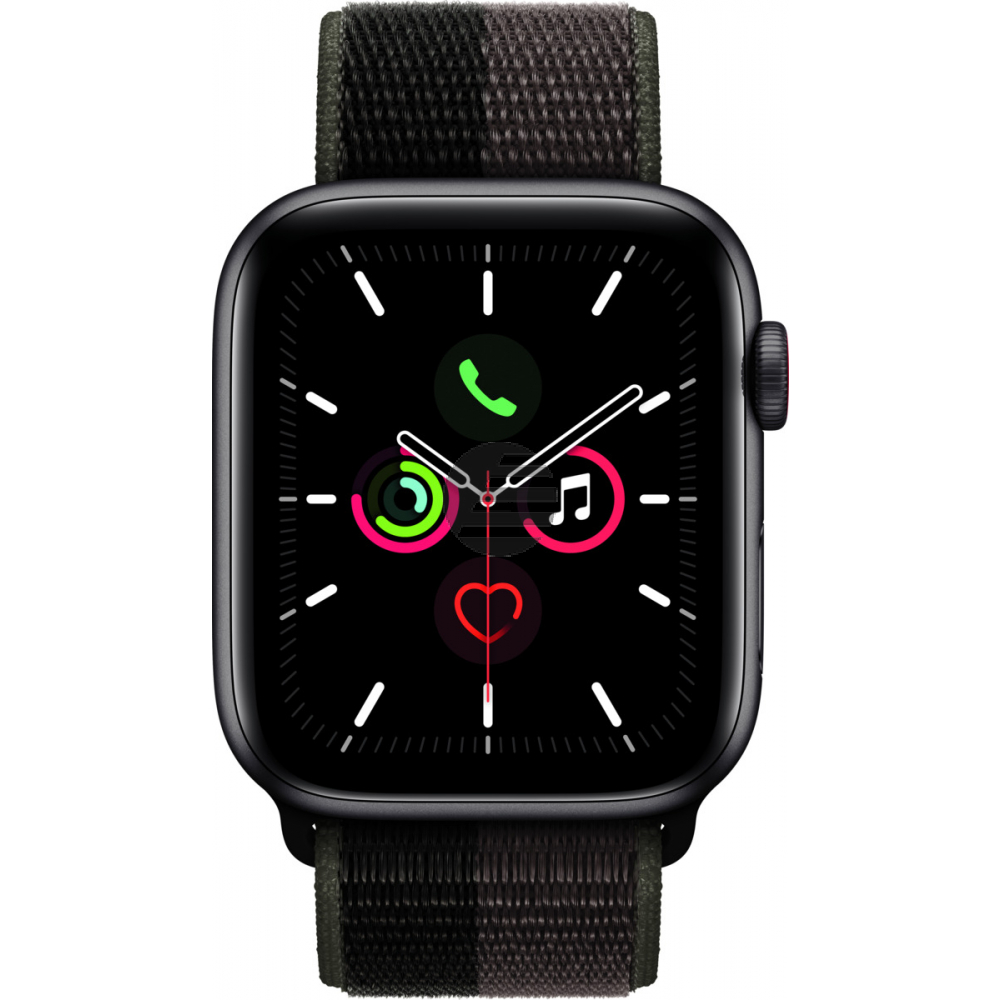 Apple Watch SE Cell 44 mm Alu grau/Loop tornado/grau