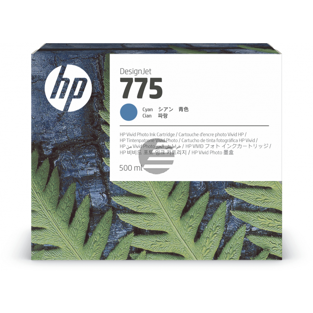 HP Tintenpatrone cyan (1XB17A, 775)