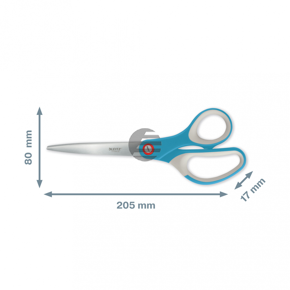 LEITZ Titan Schere Cosy 53320061 blau 20.5cm