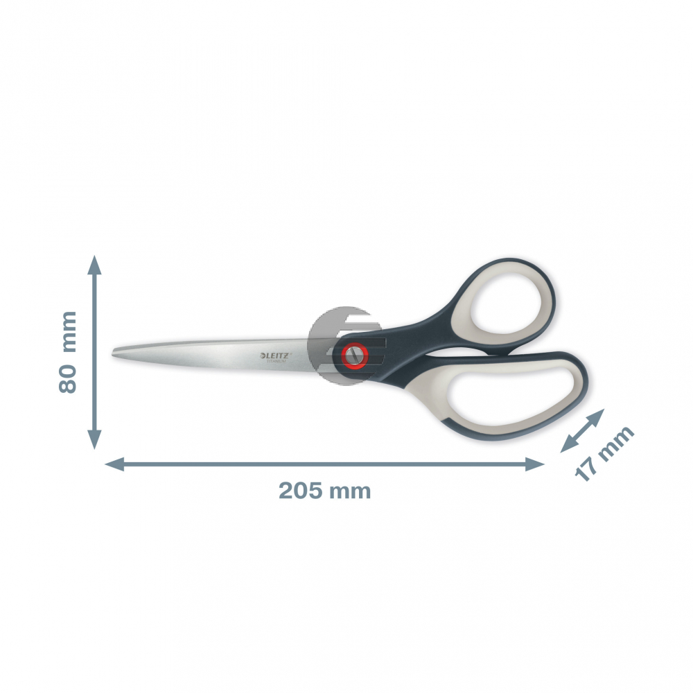 LEITZ Titan Schere Cosy 53320089 grau 20.5cm