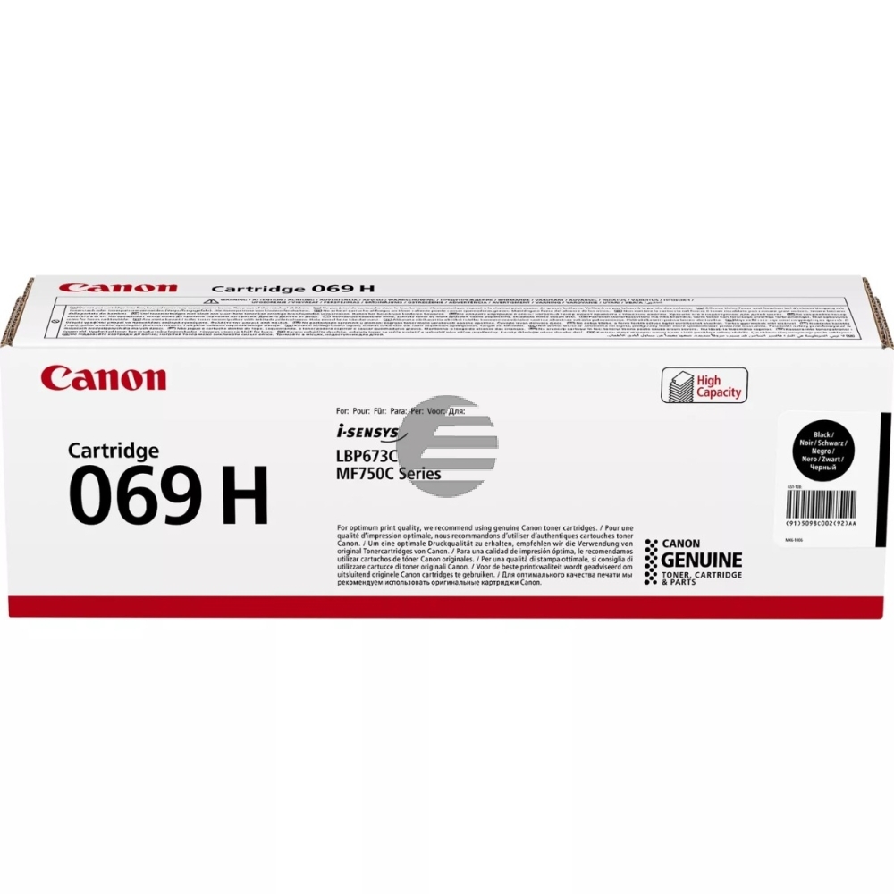 Canon Toner-Kartusche schwarz HC (5098C002, 069H)
