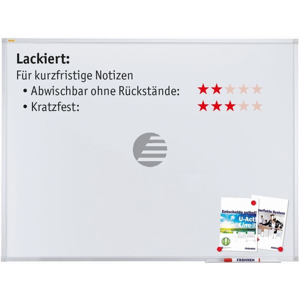 FRANKEN Whiteboard 90x120cm SC3103 X-tra!Line lackiert