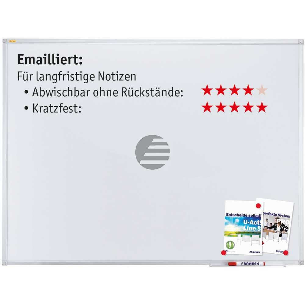 FRANKEN Whiteboard 90x120cm SC3203 X-tra!Line emailliert