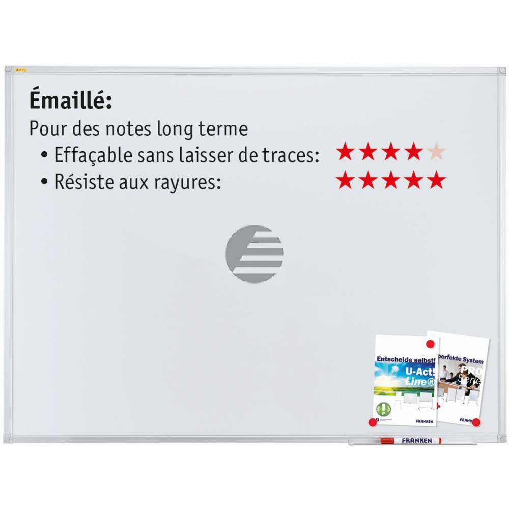 FRANKEN Whiteboard 90x120cm SC3203 X-tra!Line emailliert