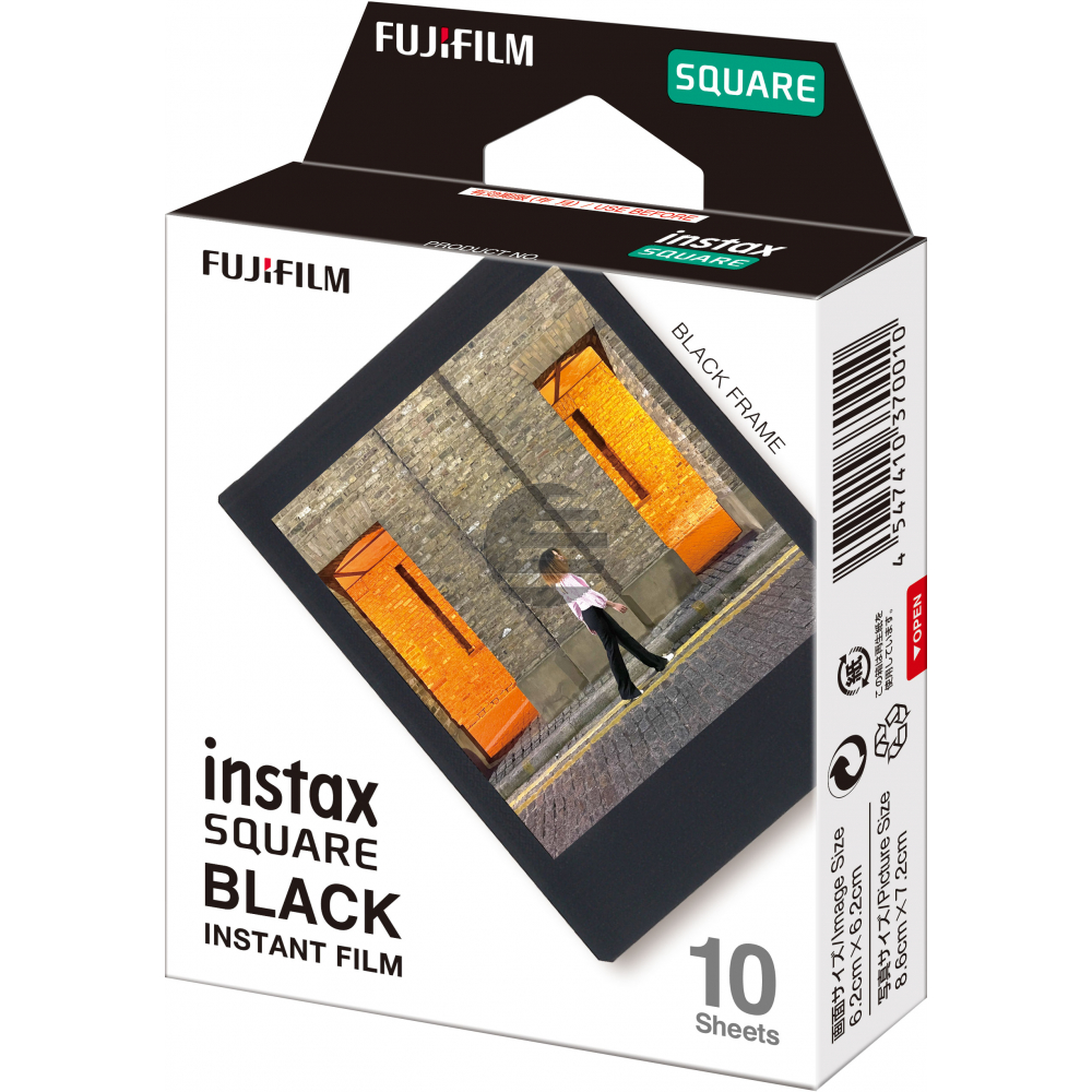 Fujifilm Thermo-Papier-Rolle Instax Square schwarz (16576532)