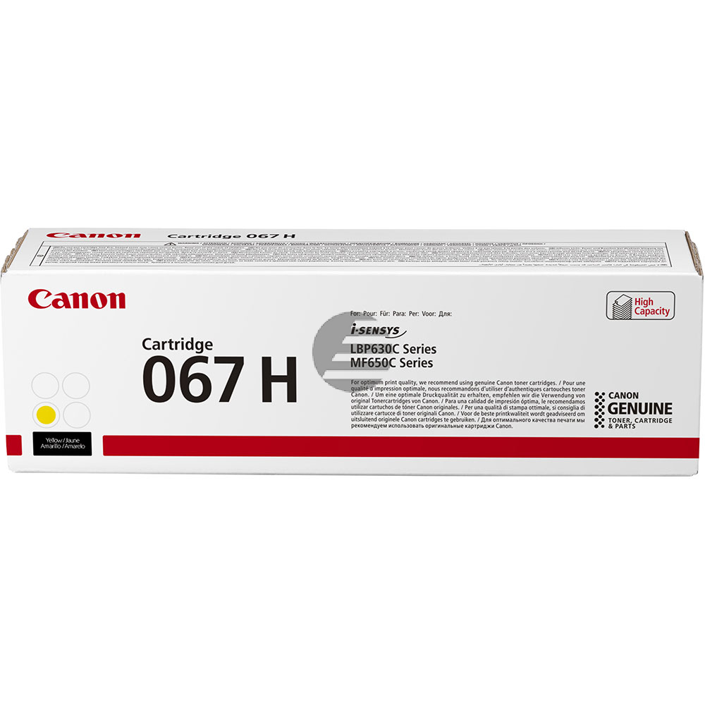 Canon Toner-Kartusche gelb HC (5103C002, 067HY)