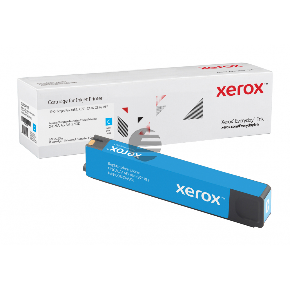 Xerox Tintenpatrone (Everyday Toner) cyan HC (006R04596) ersetzt 971XL
