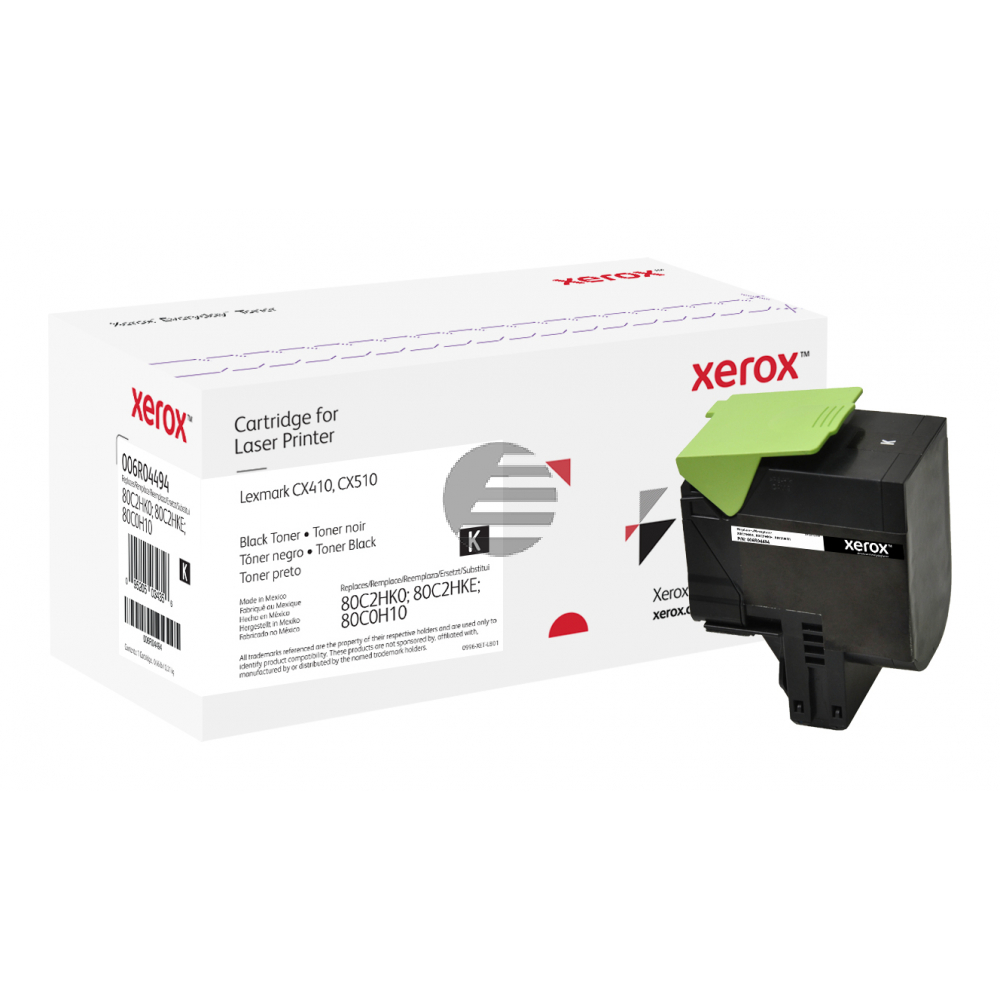 Xerox Toner-Kit (Everyday Toner) schwarz HC plus (006R04494) ersetzt 802HK, 800H1