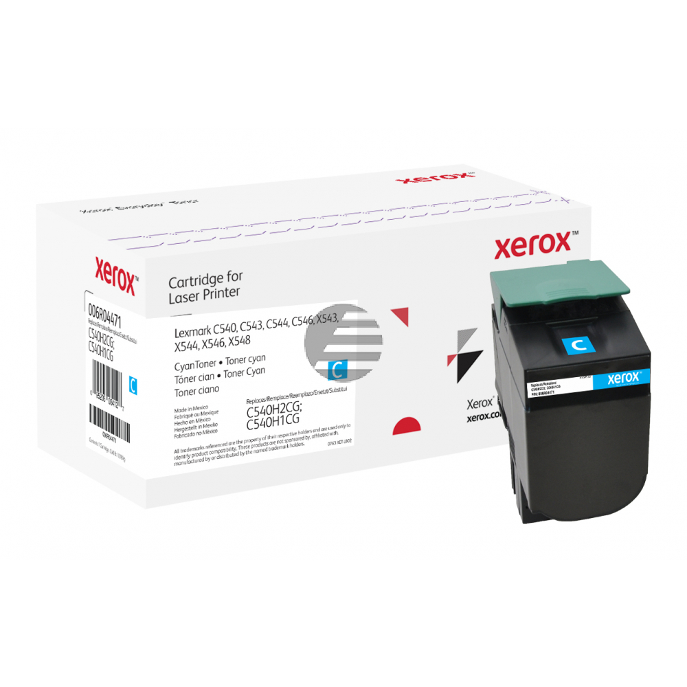 Xerox Toner-Kit (Everyday Toner) cyan HC (006R04471) ersetzt C540H1CG, C540H2CG