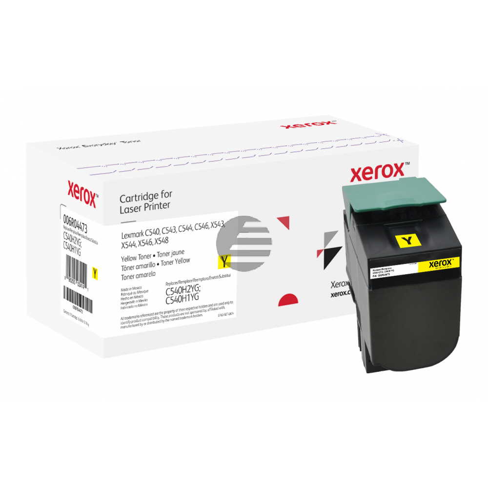 Xerox Toner-Kit (Everyday Toner) gelb HC (006R04473) ersetzt C540H1YG, C540H2YG