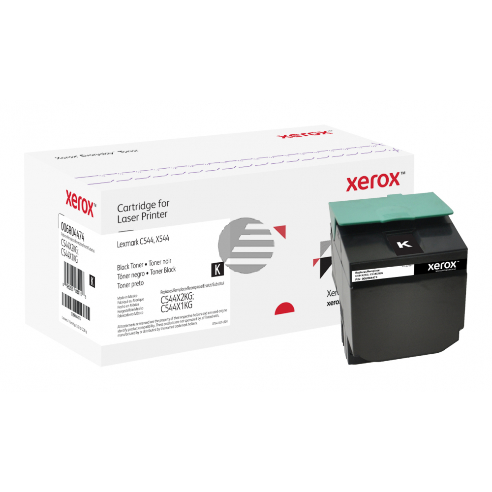 Xerox Toner-Kit (Everyday Toner) schwarz HC plus (006R04474) ersetzt C544X1KG, C544X2KG