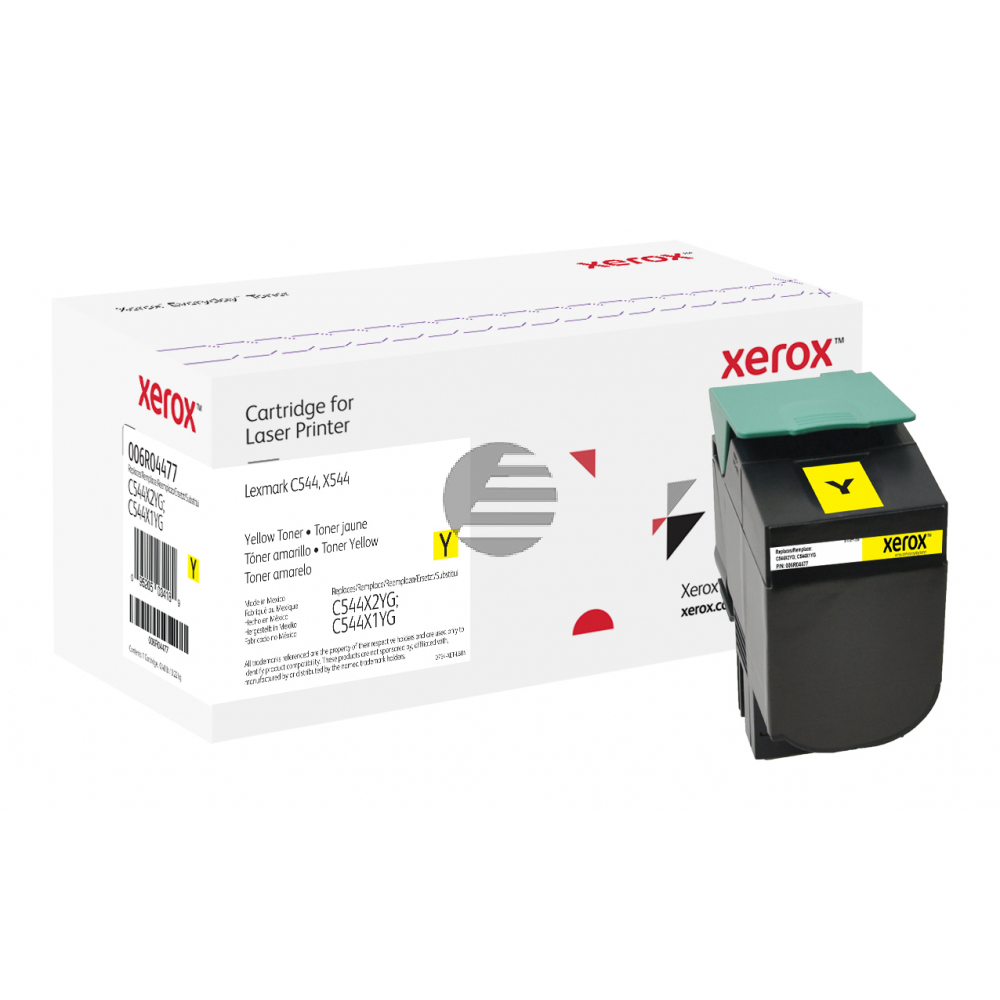 Xerox Toner-Kit (Everyday Toner) gelb HC plus (006R04477) ersetzt C544X1YG, C544X2YG