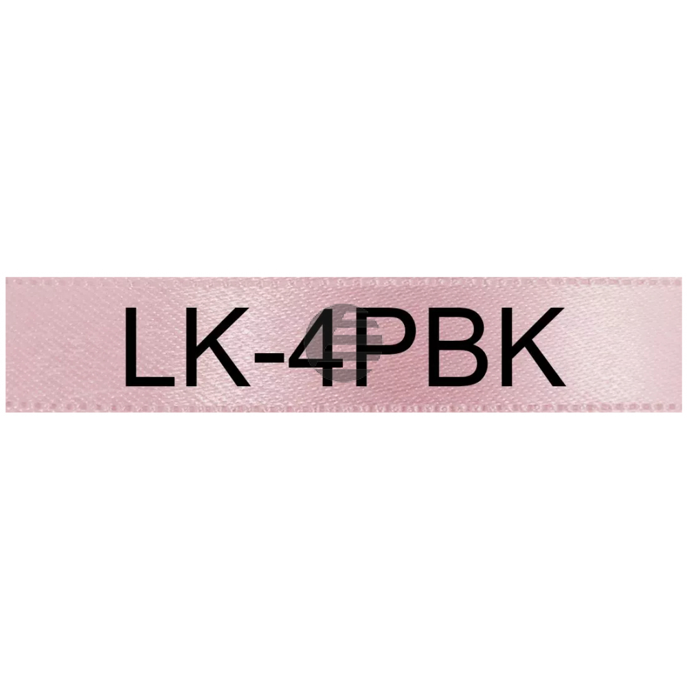 Epson Schriftbandkassette 12mm schwarz/rosa (C53S654031, LK-4PBK)