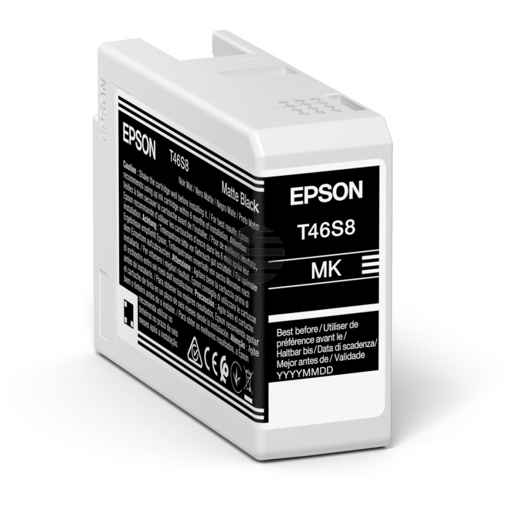 Epson Tintenpatrone schwarz matt (C13T46S80N, T46S8)