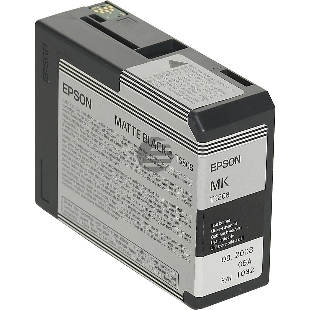 Epson Tintenpatrone schwarz matt (C13T58080N, T5808)