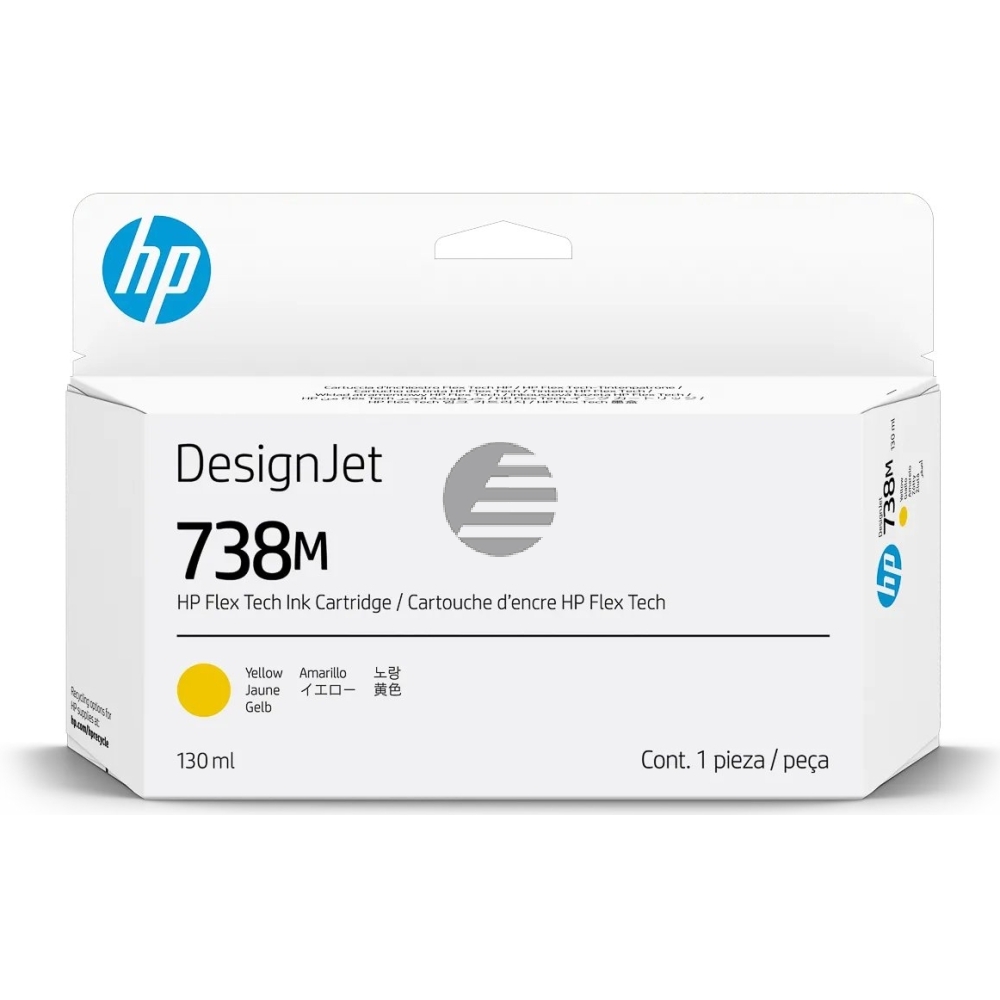 HP Tintenpatrone gelb (A24VPA, 738M)