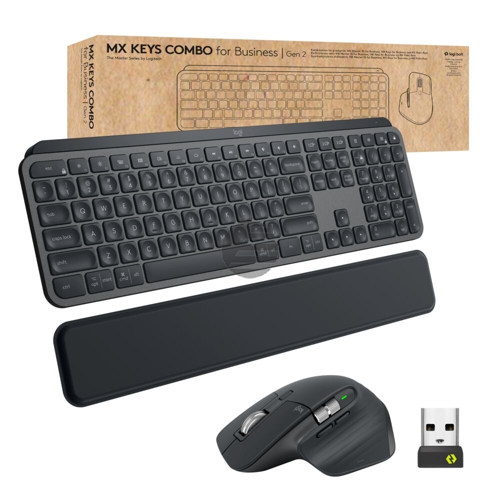 LOGITECH MX Keyboard an Mouse Combo graphite 920-010933 (920-010933) LOGITECH MX Keyboard an Mouse Combo graphite 920-010933 (920-010933)