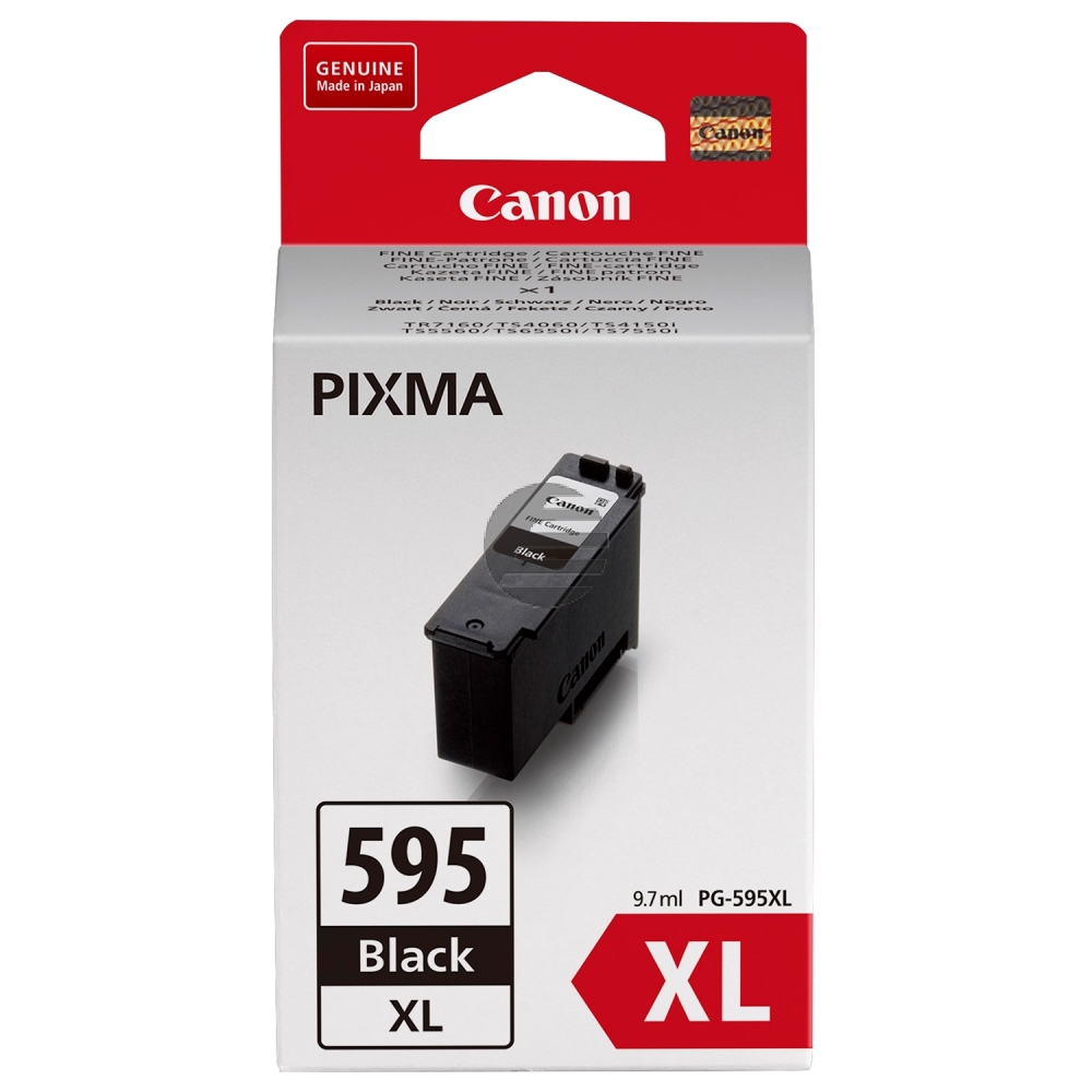 Canon Tintenpatrone schwarz HC (7170C001, PG-595XL)