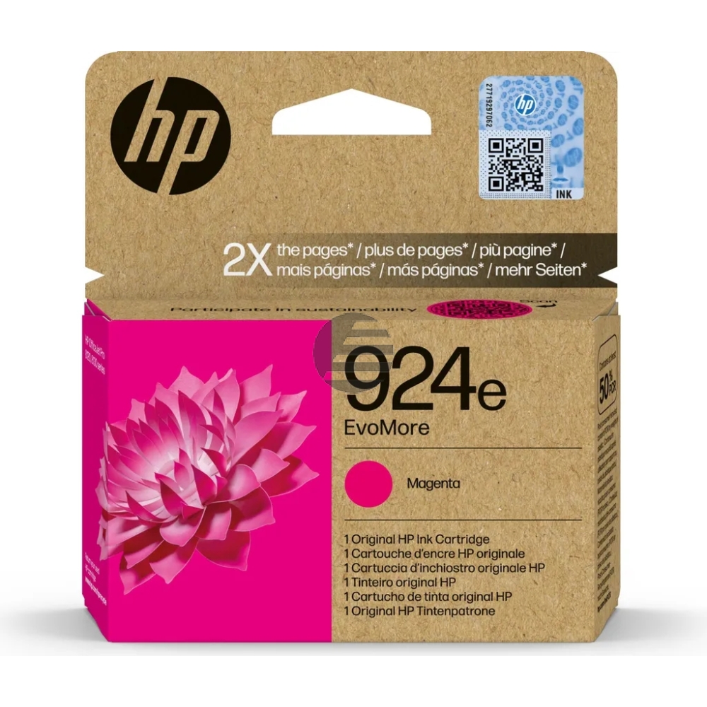 HP Tintendruckkopf EvoMore magenta (4K0U8NE#LS1, 924e)