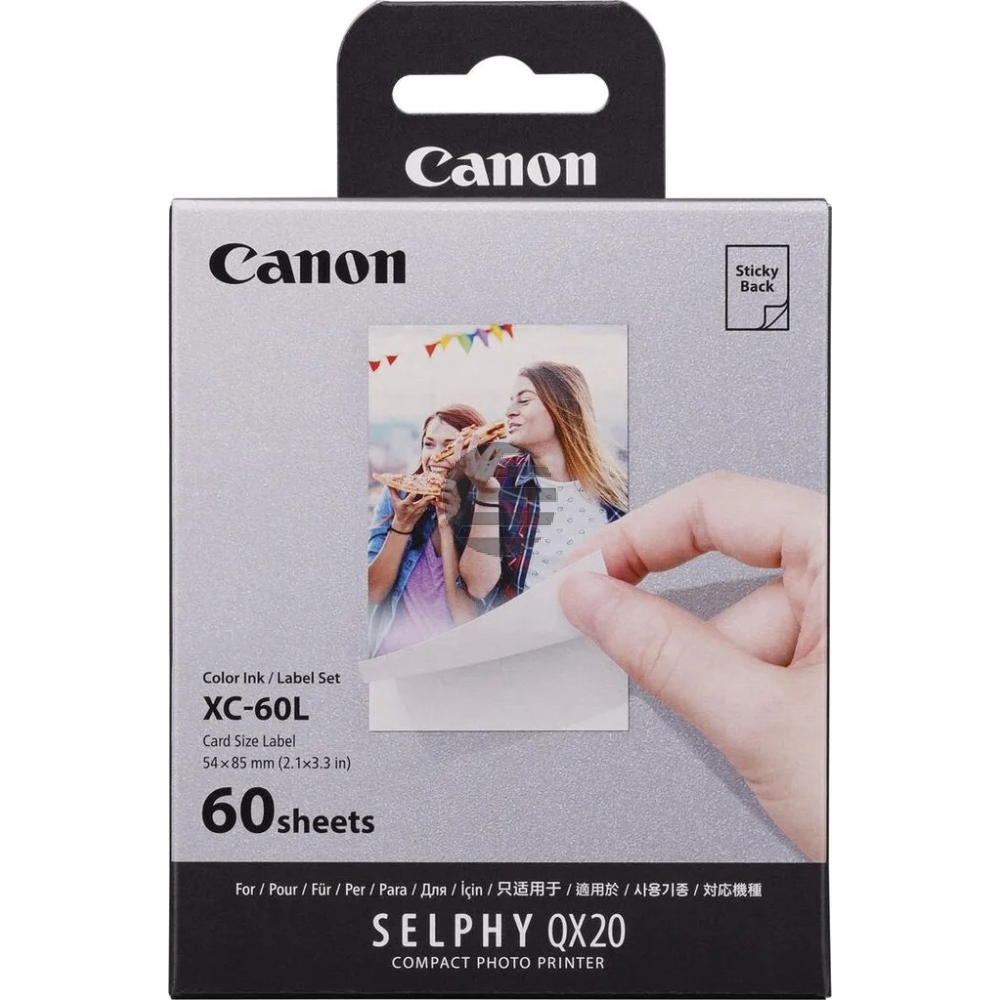 Canon Tintenpatrone + Papier farbig (6756C001, XC-60L)