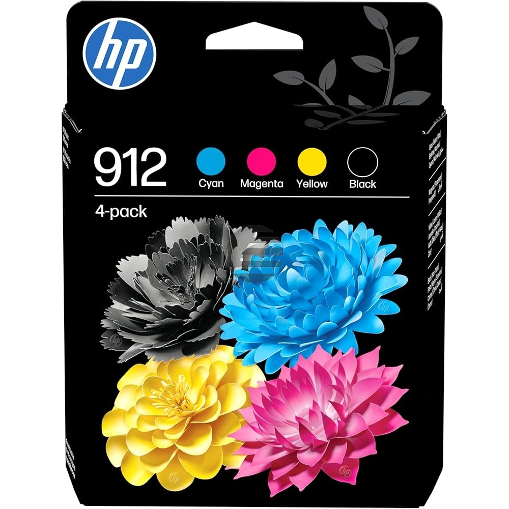 HP Tintenpatrone gelb, magenta, schwarz, cyan (6ZC74AE#LS1, 912)