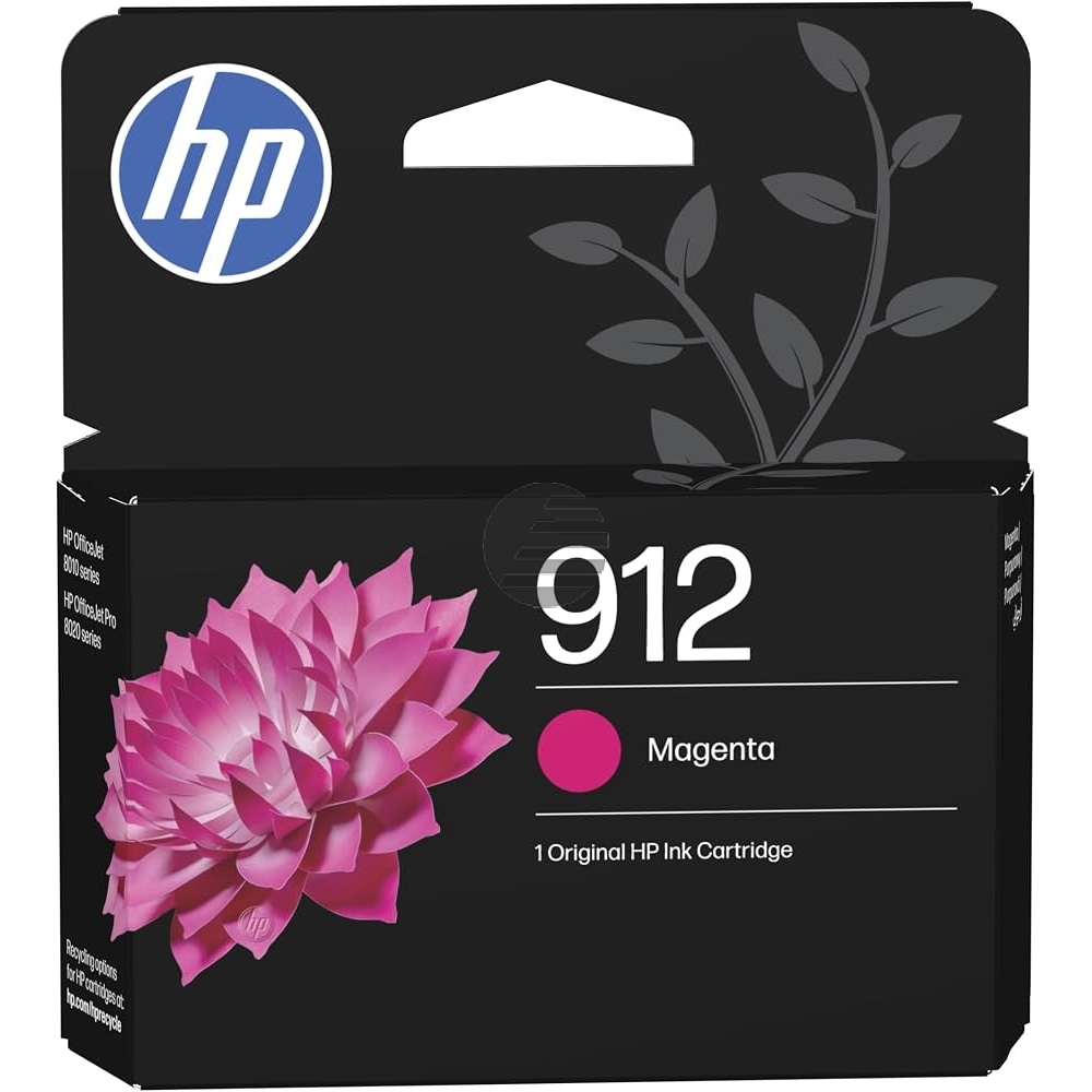 HP Tintenpatrone magenta (3YL78AE#LS1, 912)