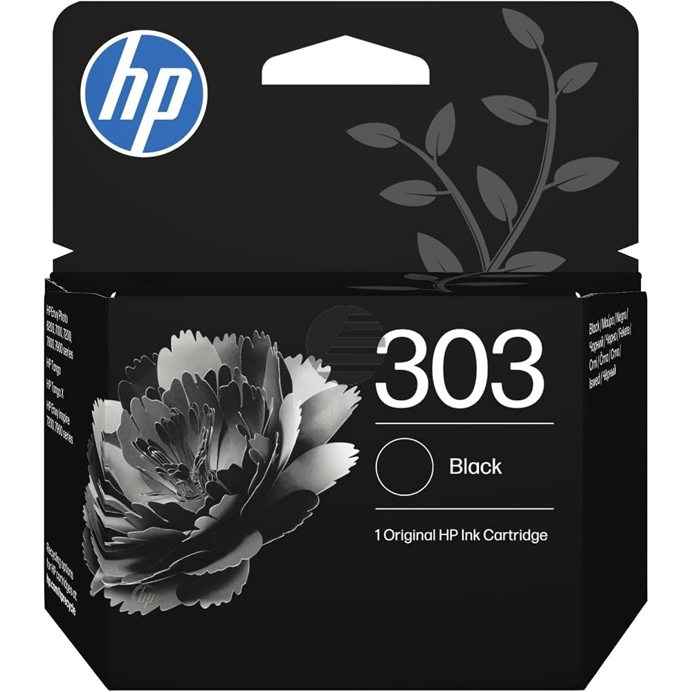 HP Tintendruckkopf schwarz (T6N02AE#LS1, 303)