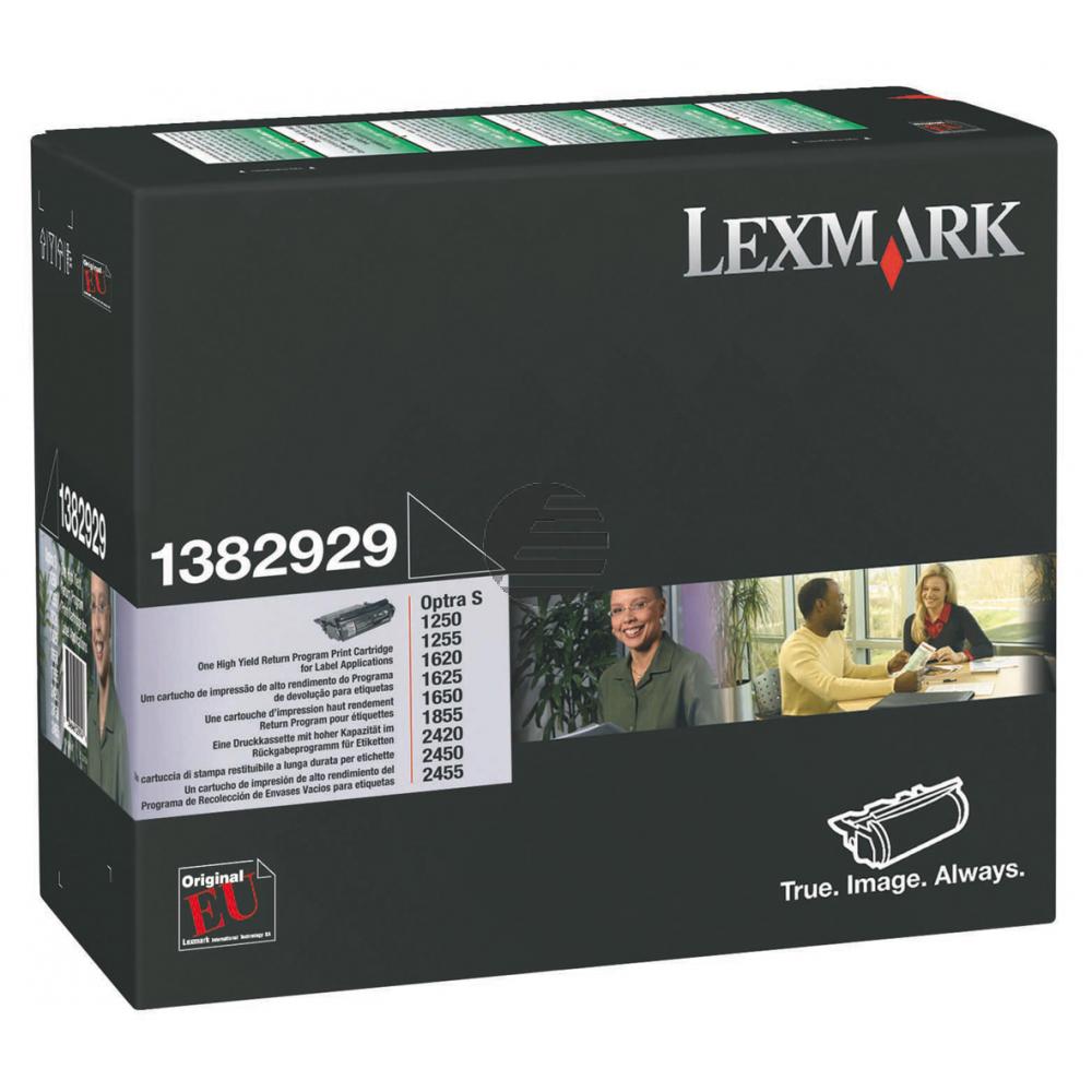 Lexmark Toner-Kartusche Prebate speziell für Etiketten schwarz (1382929)