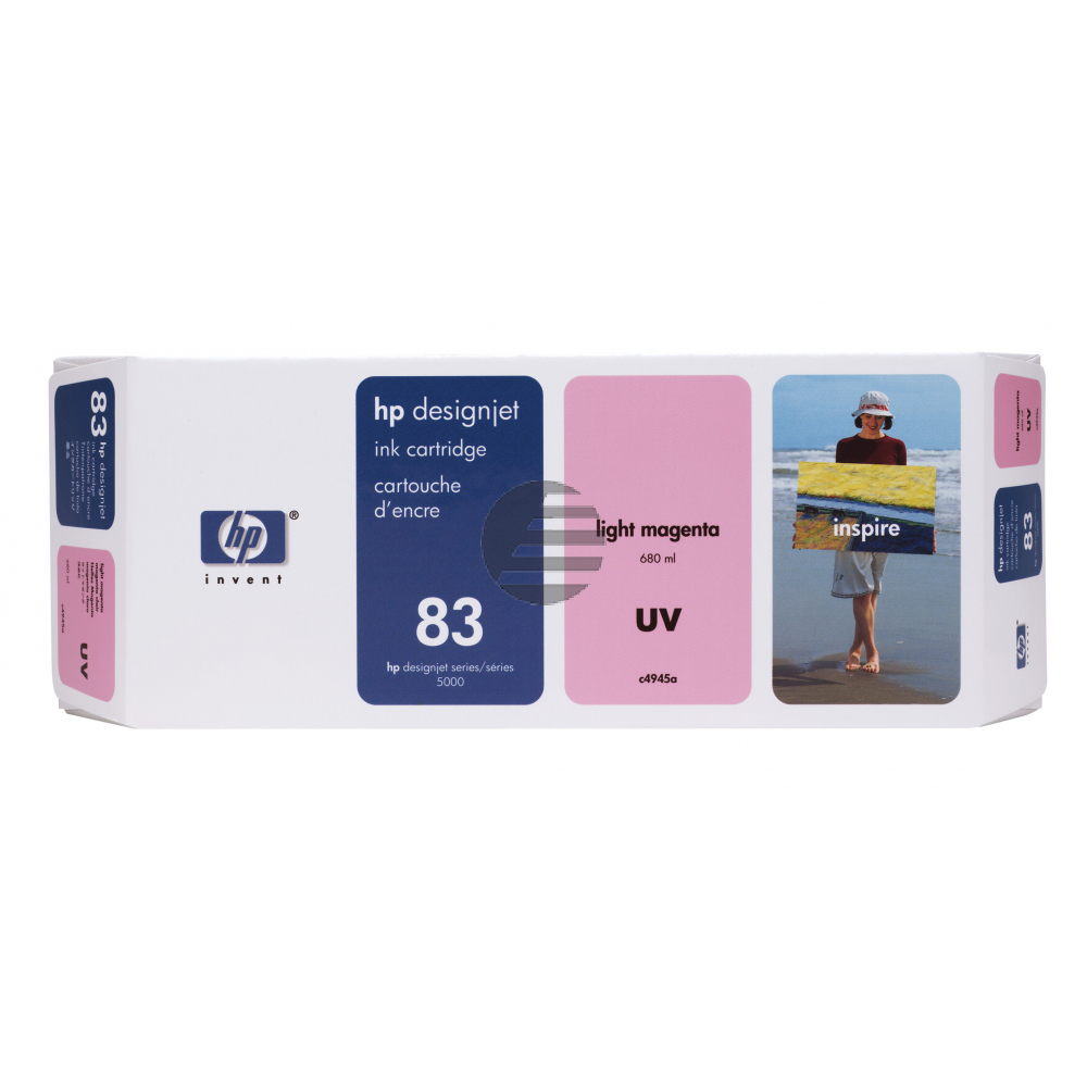 HP Tintenpatrone UV-Tintensystem magenta light (C4945A, 83)