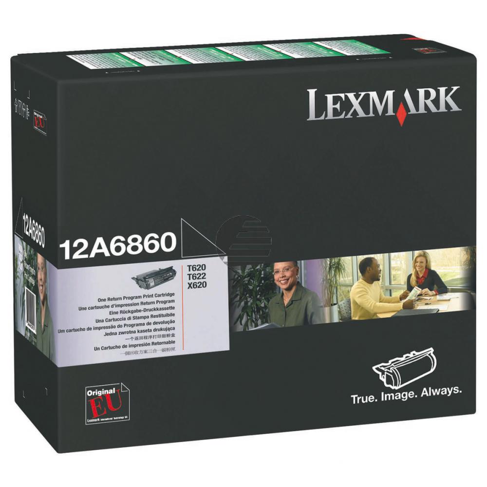 Lexmark Toner-Kartusche Prebate schwarz (12A6860)