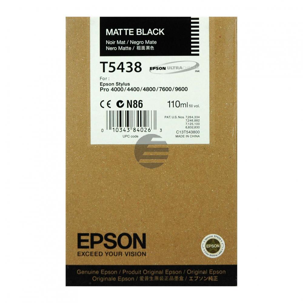 Epson Tintenpatrone schwarz light (C13T543700, T5437)